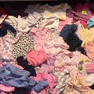 Baby Girls Clothing Lot assorted sizes nb-12 mths
